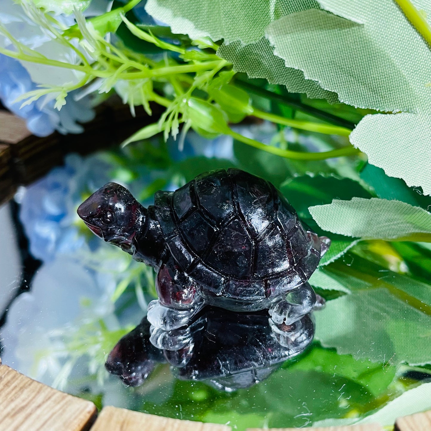 『天然石・亀ちゃん』超リアルいい縁起亀様・飾り用
