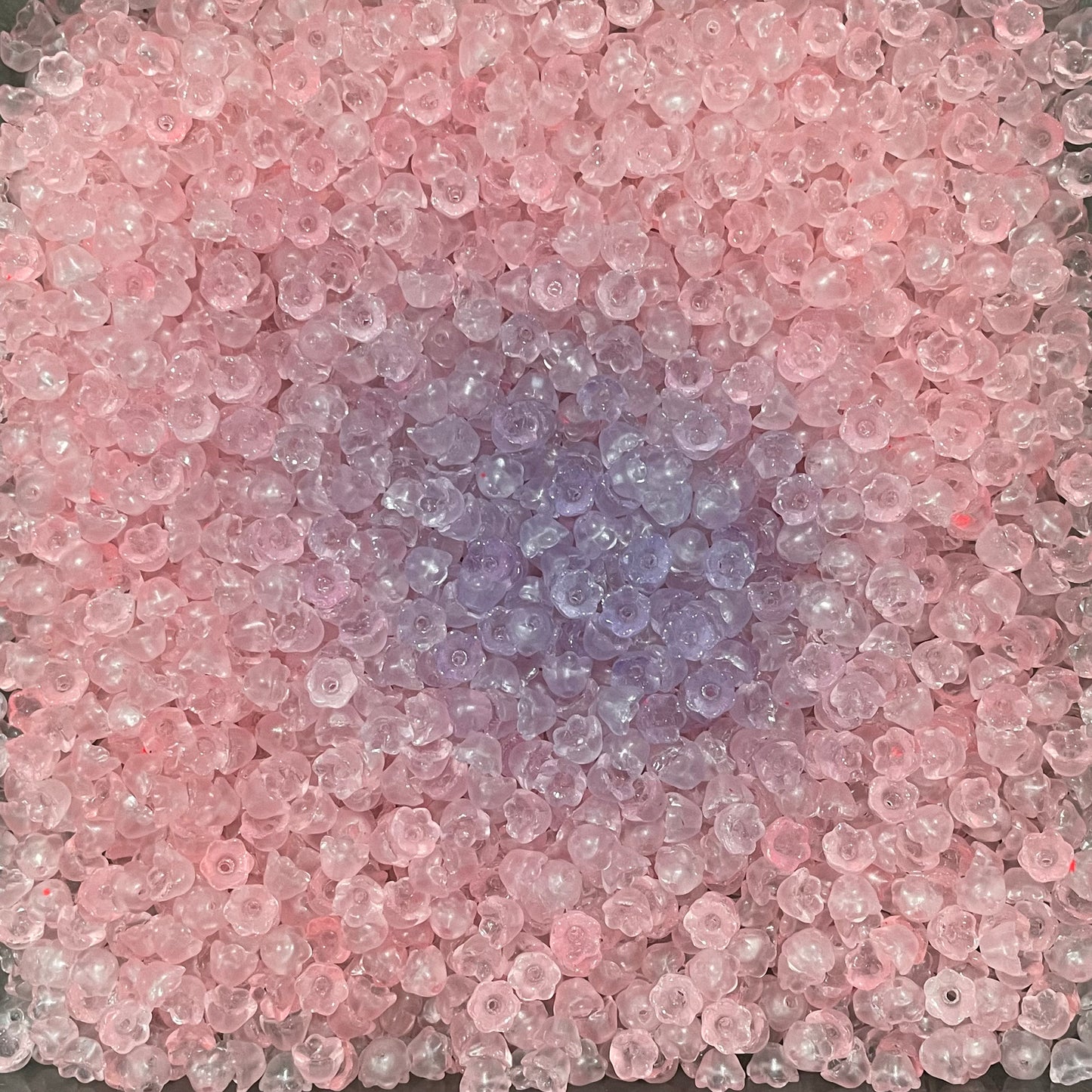 new·「ガラスミニスズラン」4mm*6mm＆UV光変