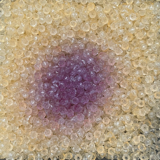 new·「ガラスミニスズラン」4mm*6mm＆UV光変